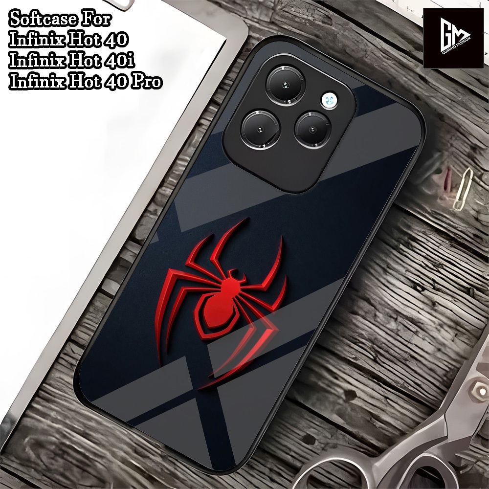 ( 0028 ) Softcase Glass Kaca Infinix Hot 40 Infinix Hot 40 Pro Infinix Hot 40i ล่าสุด 2024 Case Infi