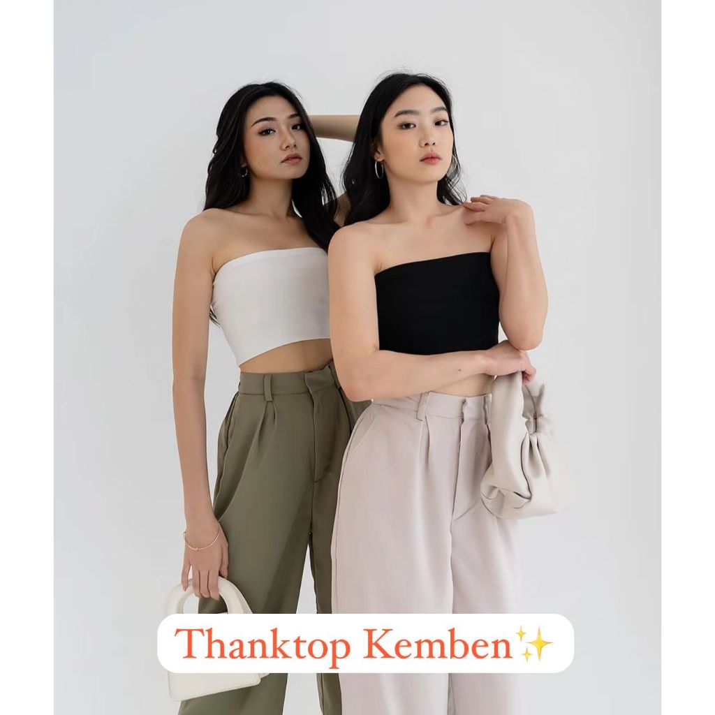 TERABRU Savina Tanktop Tube Tanktop Kemben Wanita By NF Tanktop Crop Top Strapless Outfit Tanktop สไ