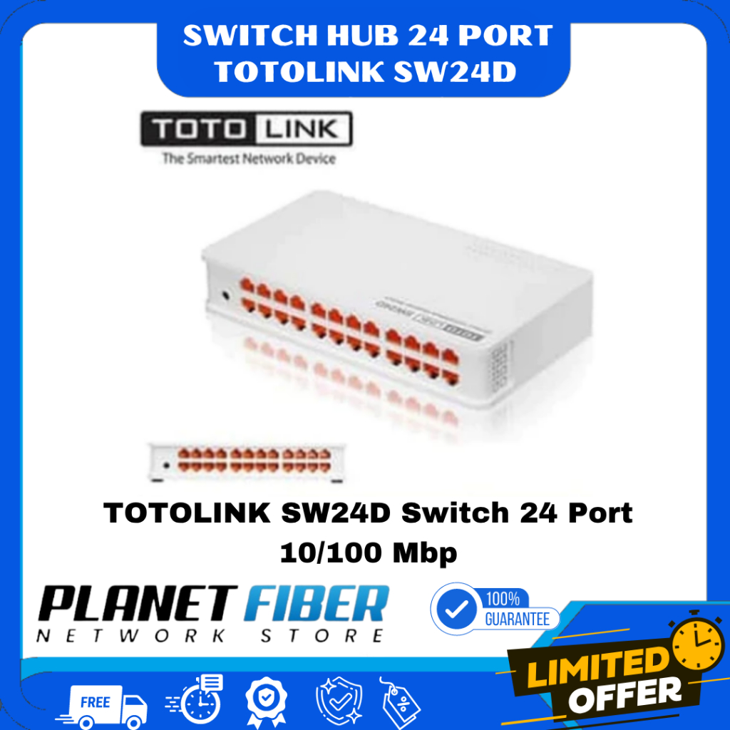TOTOLINK SW24D Switch 24 Port 10/100 Mbps