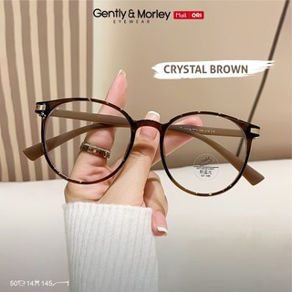 Gently Morley Kacamata Wanita Bisa Minus Lensa Photocromic Anti Blueray Bluecromic Model Round Material TR90 1151 - W9001
