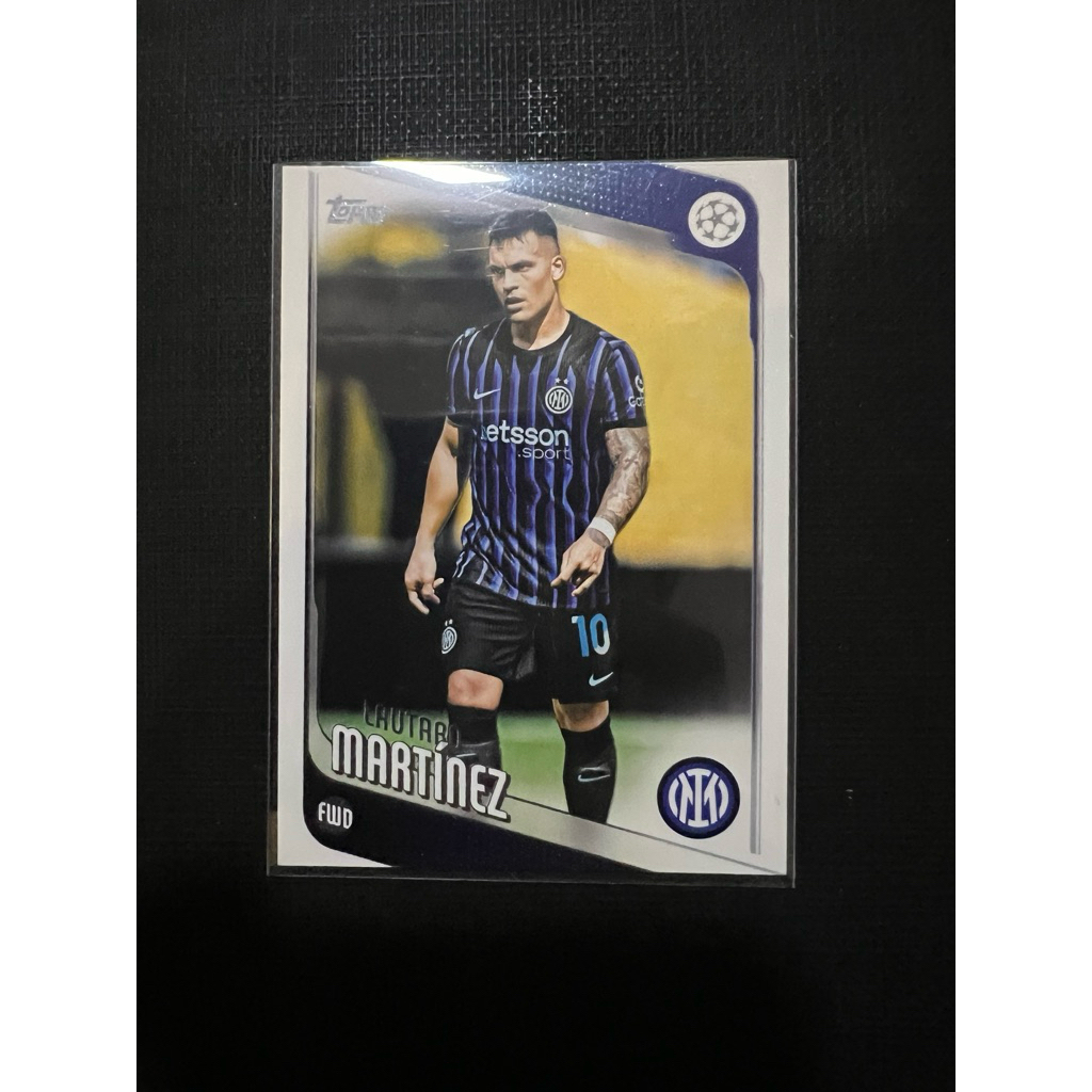2025-26 การแข่งขัน Topps UEFA Club LAURIO MARTʟNEZ Inter Milan