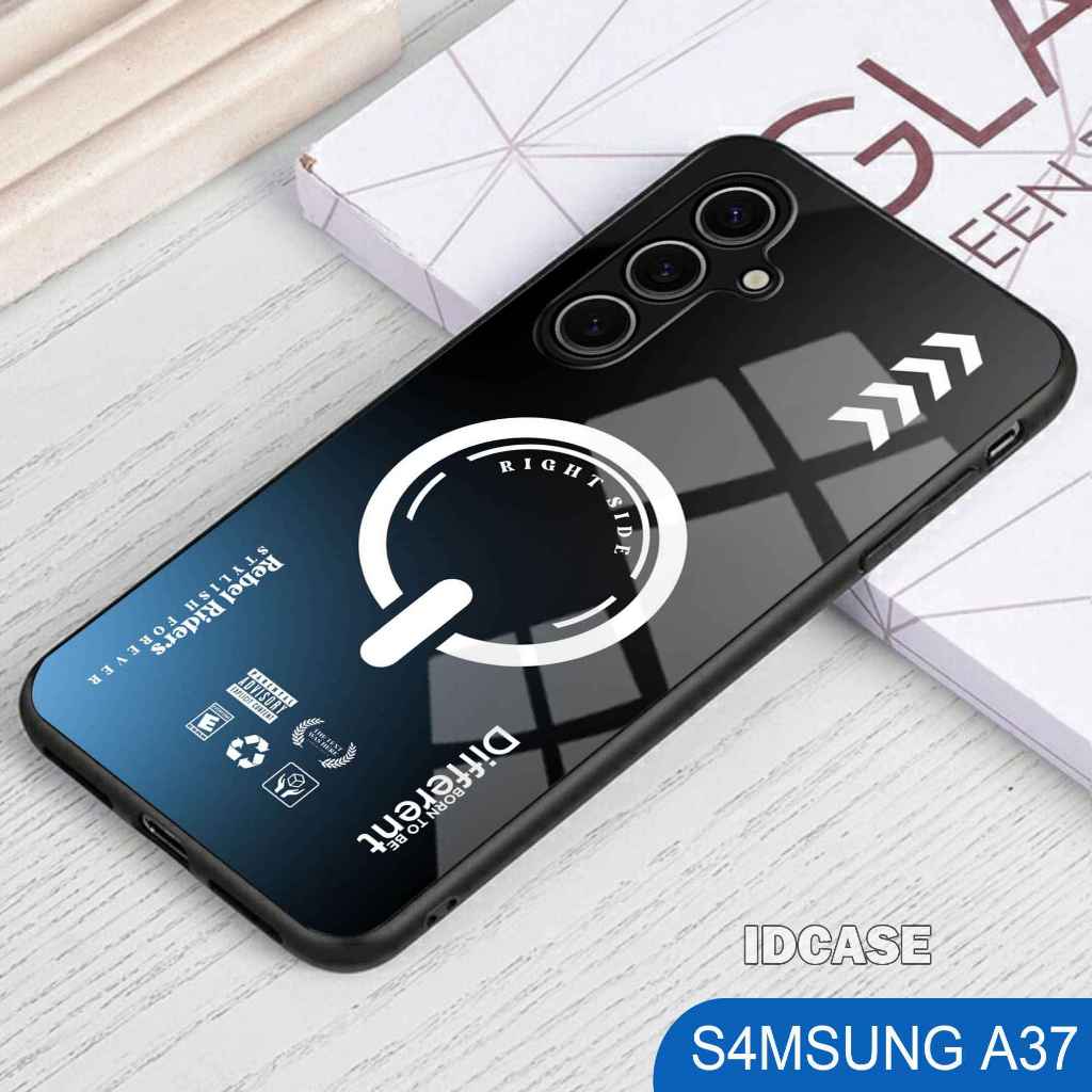 HP Samsung A37 Glitter Glass Softcase - เคสโทรศัพท์ Samsung A37 - K78
