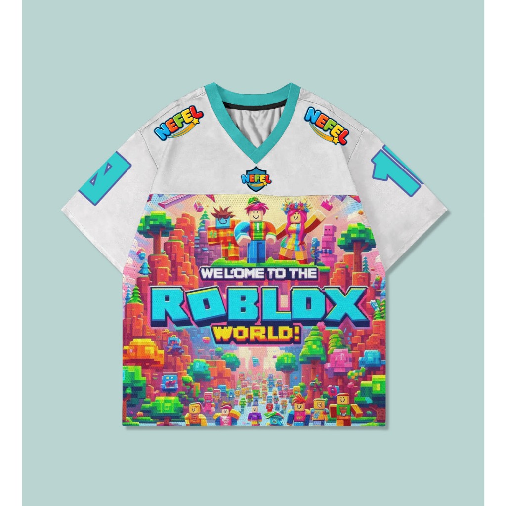 Roblox Game Kids Jersey 4 Printing Premium Kids Custom