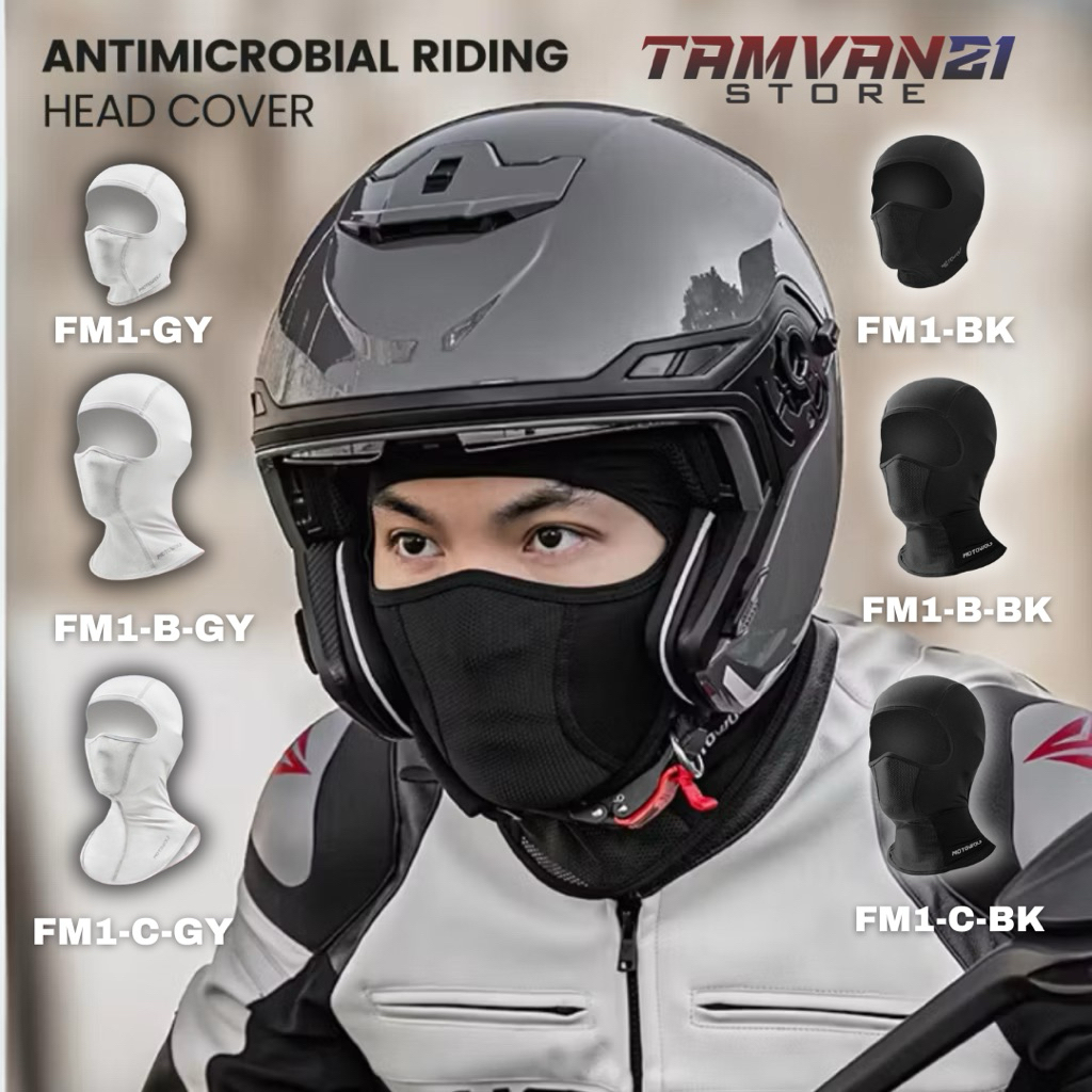 BALACLAVA MOTOWOLF MOTORCYCLE MASK FM1 FM1-B