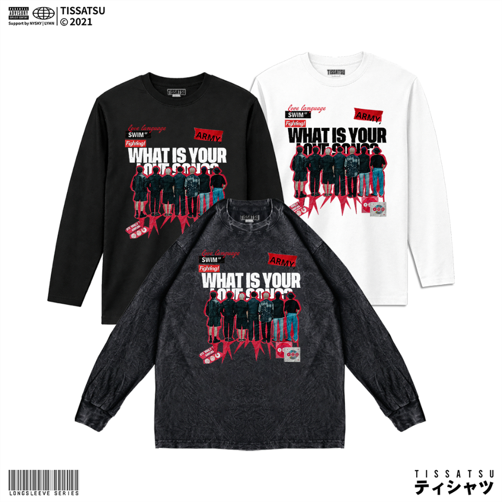 TISSATSU Longsleeves BANGTAN Oversize / Long Sleeve Shirt BT-21