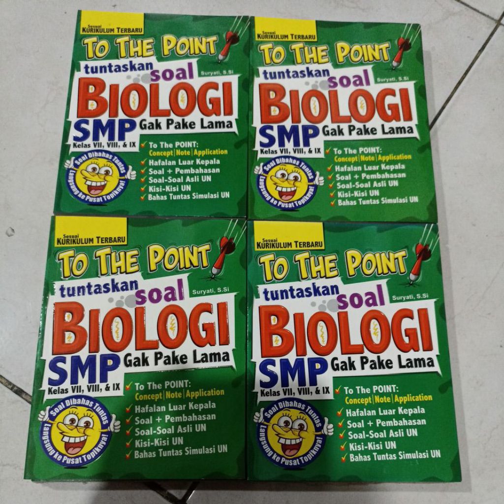 หนังสือต้นฉบับ / TEXTBOOK / QUESTIONS / TO THE POINT COMPLETE BIOLOGY QUESTIONS สําหรับ JUNIOR HIGH 