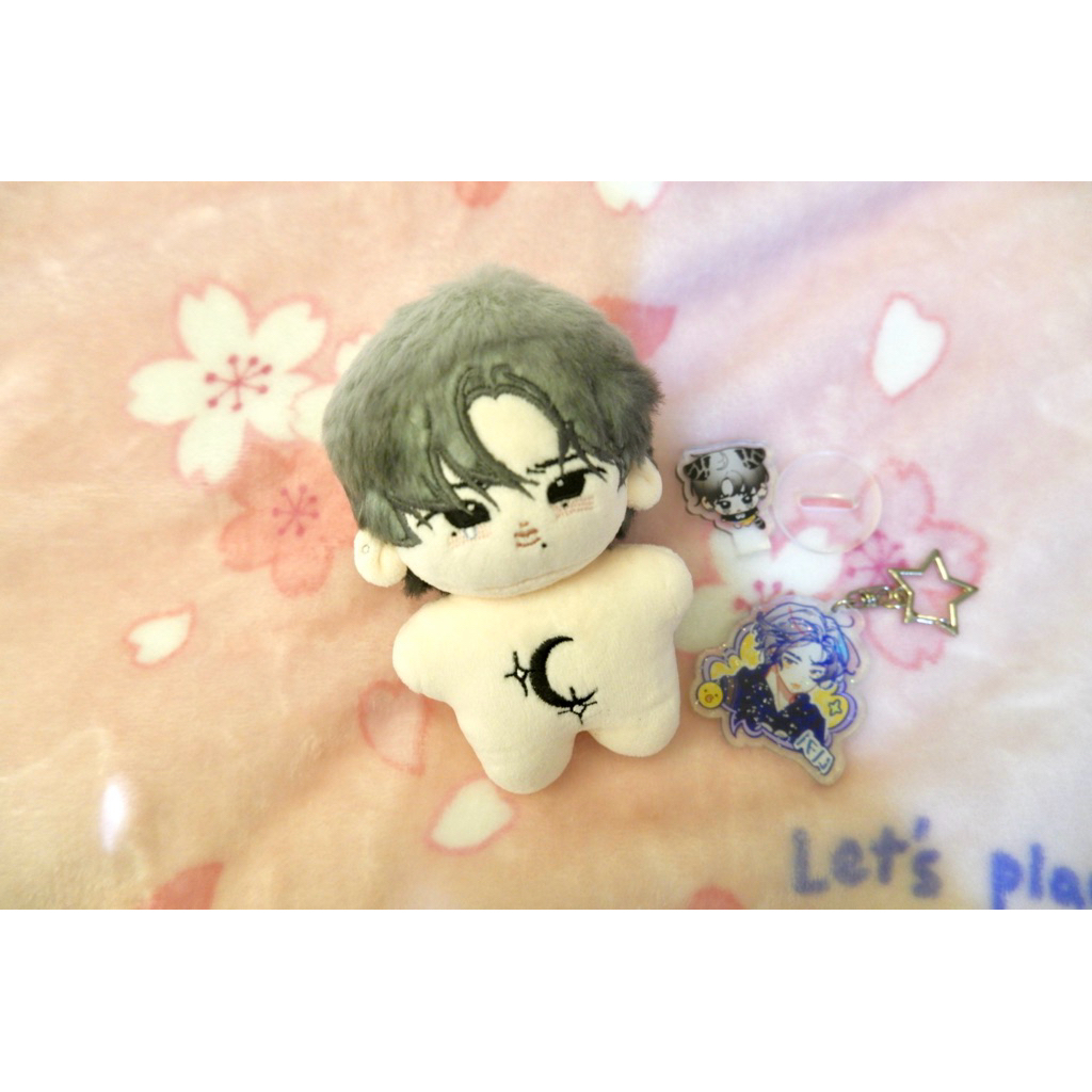 [ENHYPEN DOLL] ตุ๊กตา NI-KI Enhypen 10ซม. Kaze สีเทา