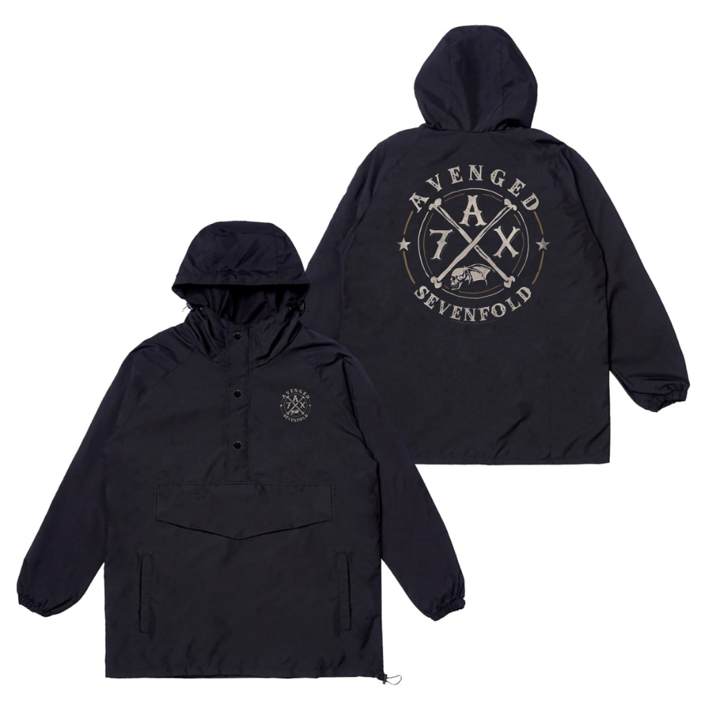 Cougle AVENGED LOGO A7X เสื้อแจ็คเก็ตร่มชูชีพกันน้ํา Unisex Distro Jacket สําหรับผู้ชายและผู้หญิง