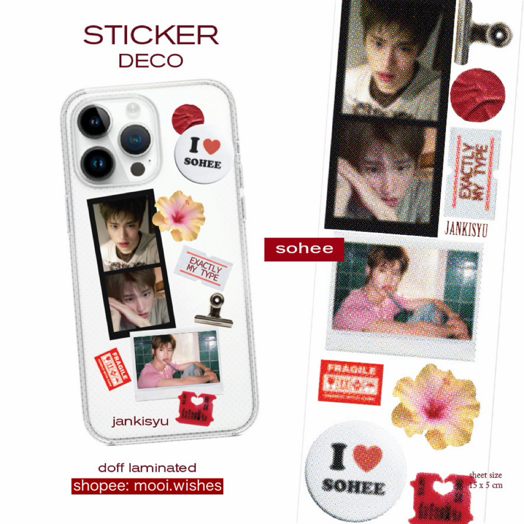 [JANKISYU] Riize Sticker Deco My Type Kpop Laptop Handphone