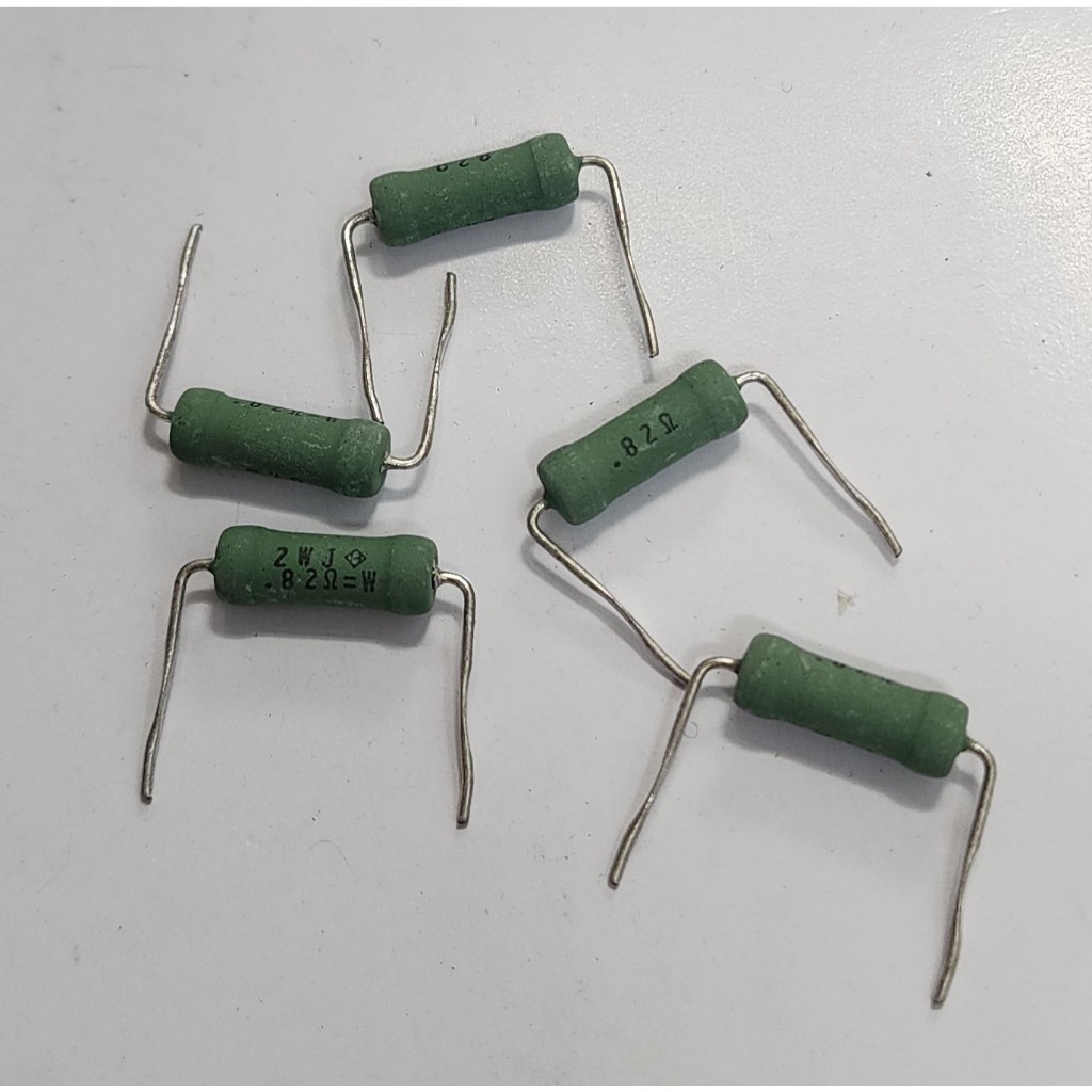ตัวต้านทาน 2W 0.82Ohm 0.82 Ohm .82 Ohm Matsushita - ราคาต่อ 5 ชิ้น