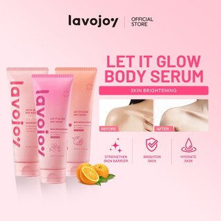 Lavojoy Let It Glow Body Serum Skin Brightening Upgraded Version | Body Serum Untuk Mencerahkan Dan Melembabkan Kulit Dengan Niacinamide + Ceramide + Vitamin E