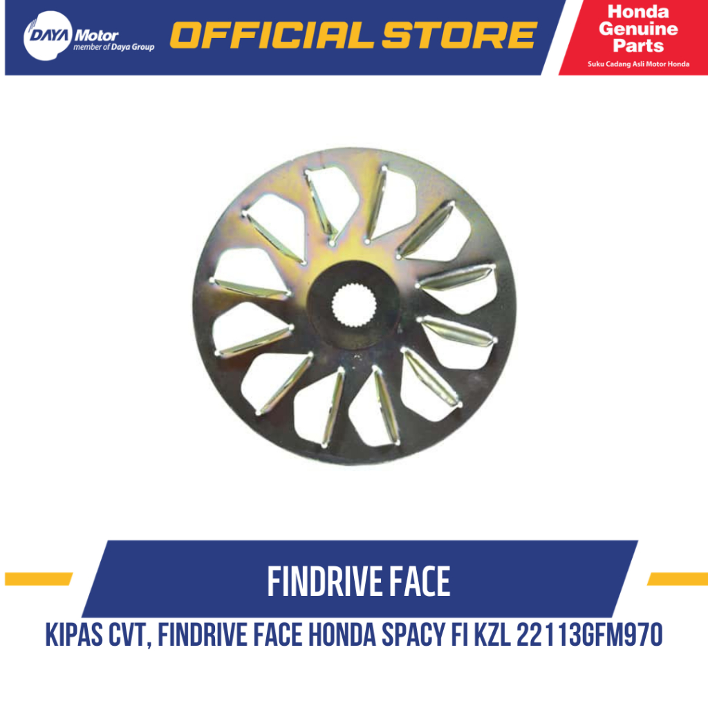 พัดลม CVT หน้า Findrive Honda Spacy FI KZL 22113GFM970