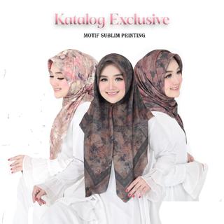 Naya Series Hijab Segiempat Motif Hijab Voal Motif