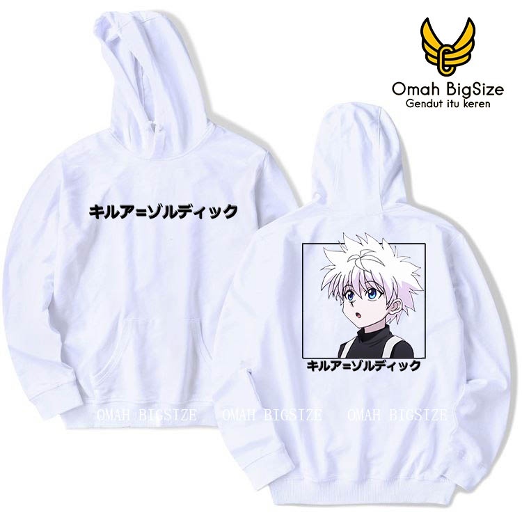 HOODIE ANIME KILLUA ขนาดใหญ่ขนาด ML XL XXL XXXL XXXXL XXXXXXL HOODIE ANIME OVERSIZE HOODIE จัมเปอร์ 