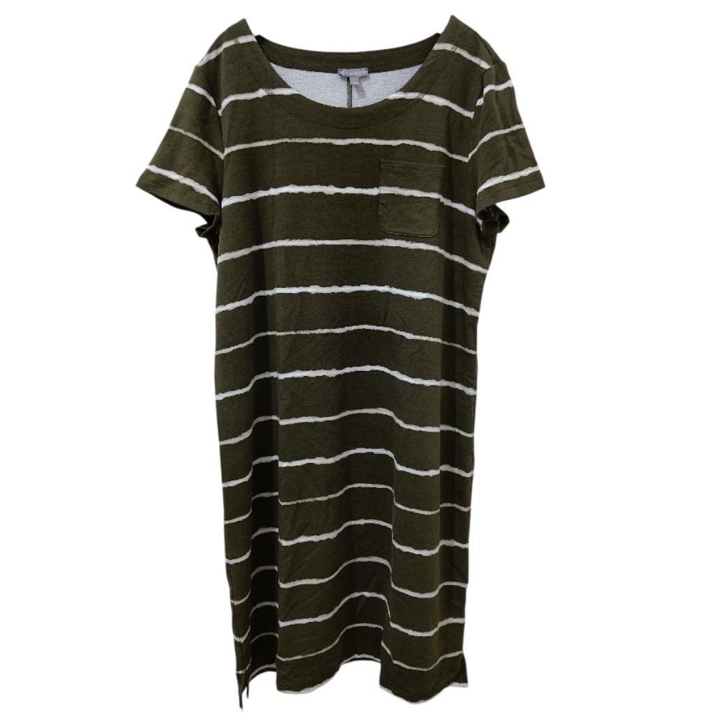 New Home Dress Talbots สี jotol ลายทาง motif sz L