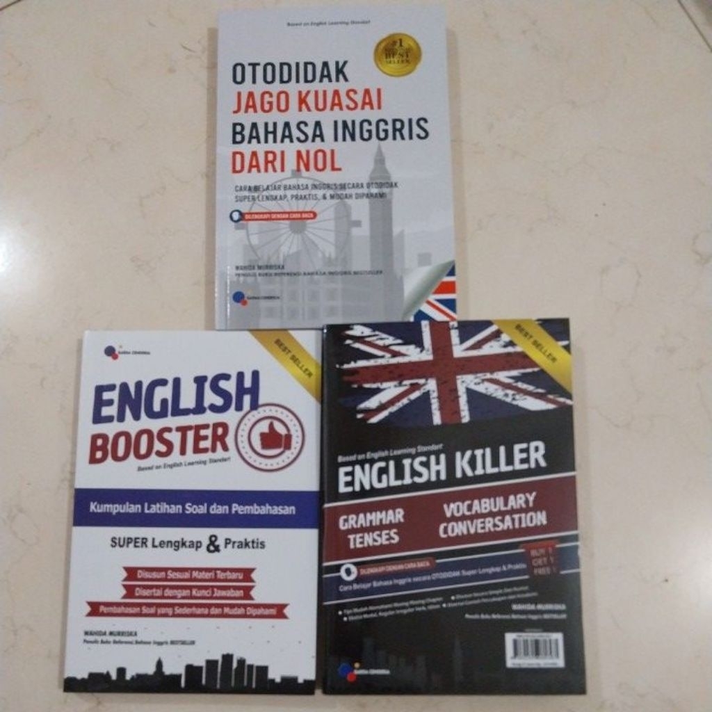 แพ็คเกจภาษาอังกฤษ 3 เล่ม - Self-Taught English, English Killer, English Booster