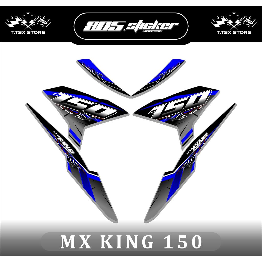 MX KING 150 STRIPING/MX KING สติ๊กเกอร์หลากหลาย/MX KING 150 MTF Y15ZR