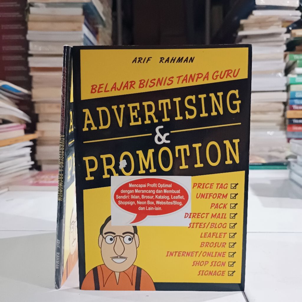 (ORIGINAL) BUSINESS BOOK / BUSINESS WITH TEACHERS, ADVERTISING & PROMOTION / ARIF RAHMAN
