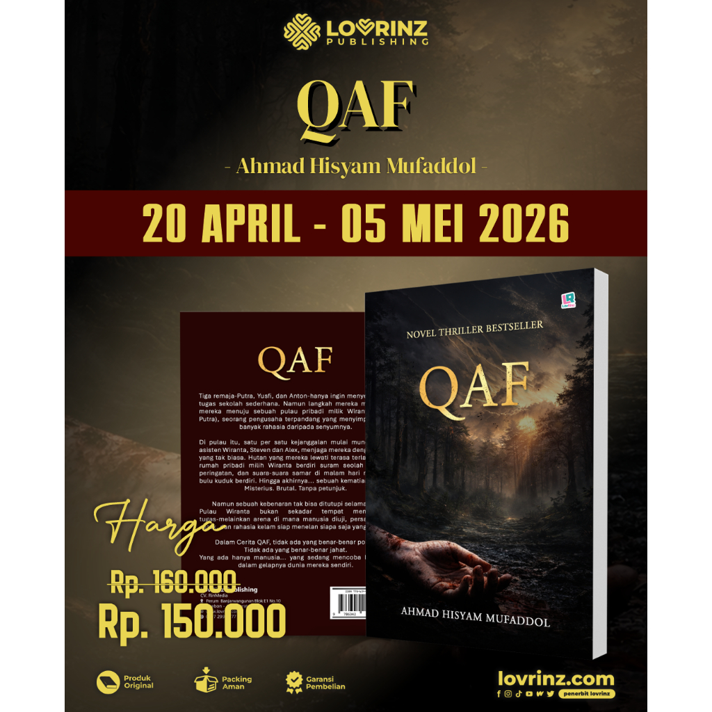 หนังสือต้นฉบับ "QAF" โดย Ahmad Hisyam
