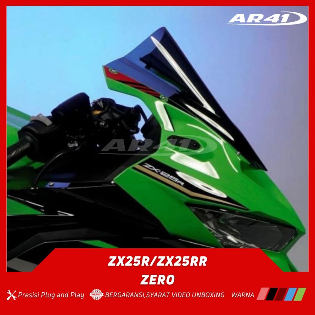 Winshield zx25r visor zx25r kawasaki zx25r กระจกบังลม zx 25r Visor zx25r AR41