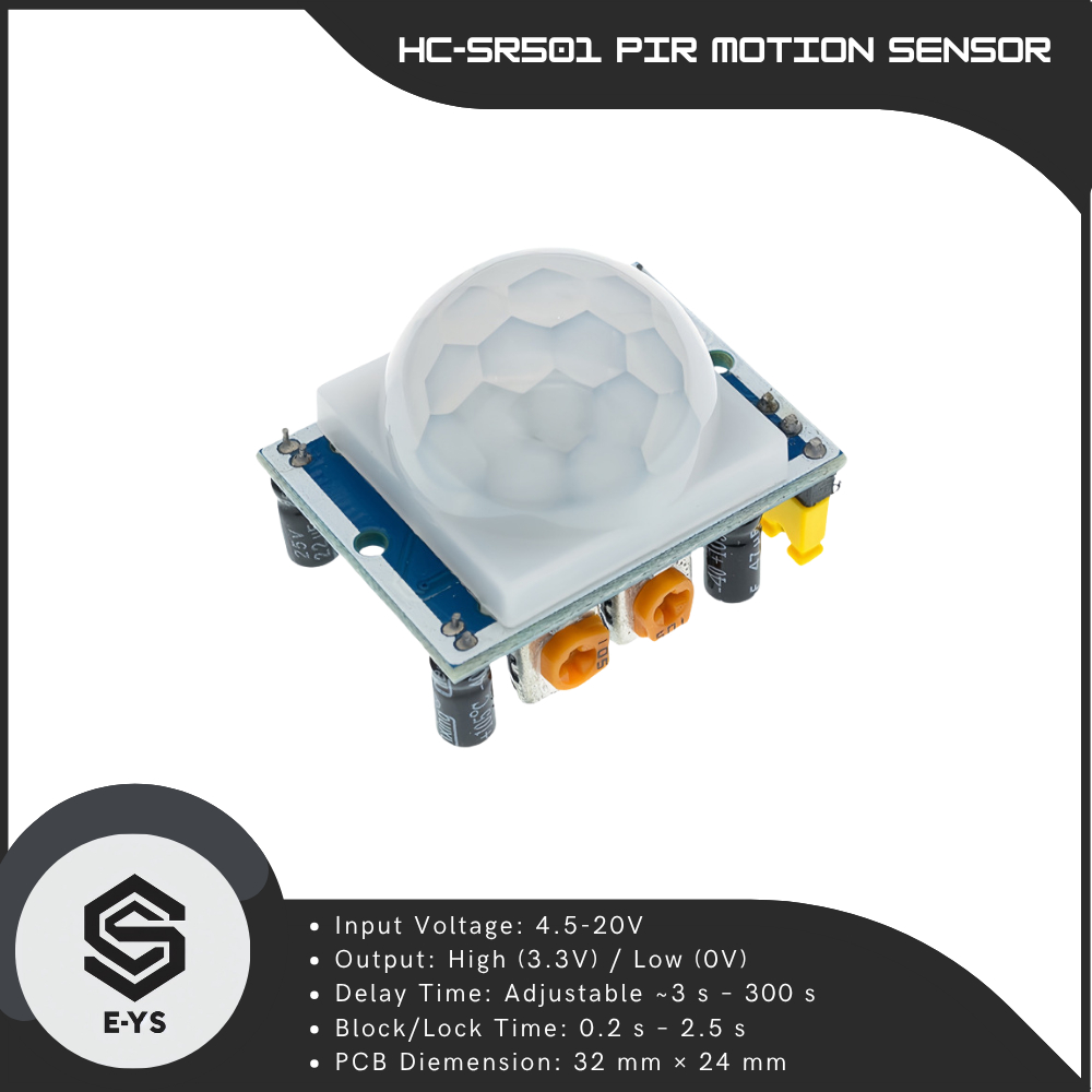HC-SR501 PIR Motion Sensor Module ~ PIR Sensor SR501