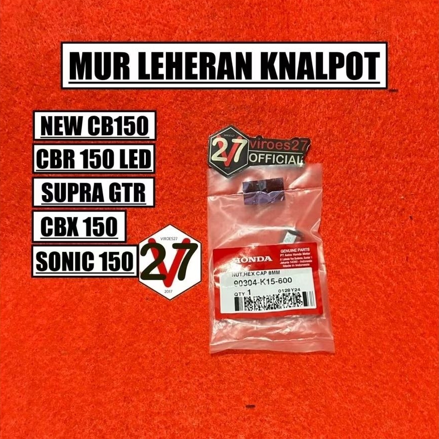 ด้านหน้า EXHAUST NUT ใหม่ CB150R CBR150 CBX150