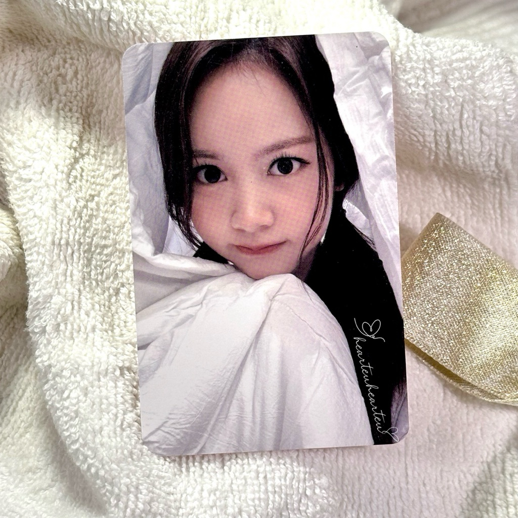 Hearteuhearteu HEARTS2HEARTS Carmen Official Photocard จาก POB Ktown4u Lucky Draw Round 3.0 era Styl