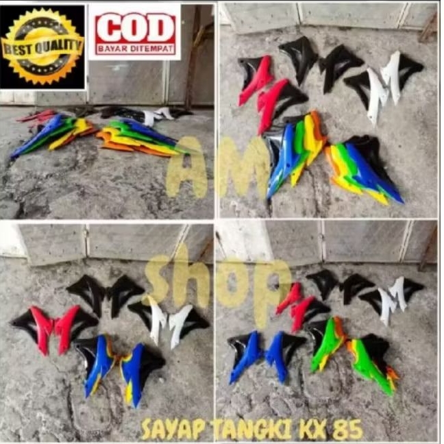 KX85 TANK WING LEGSHILD KX 85 FRONT WING KX85 TANK WING KX 85