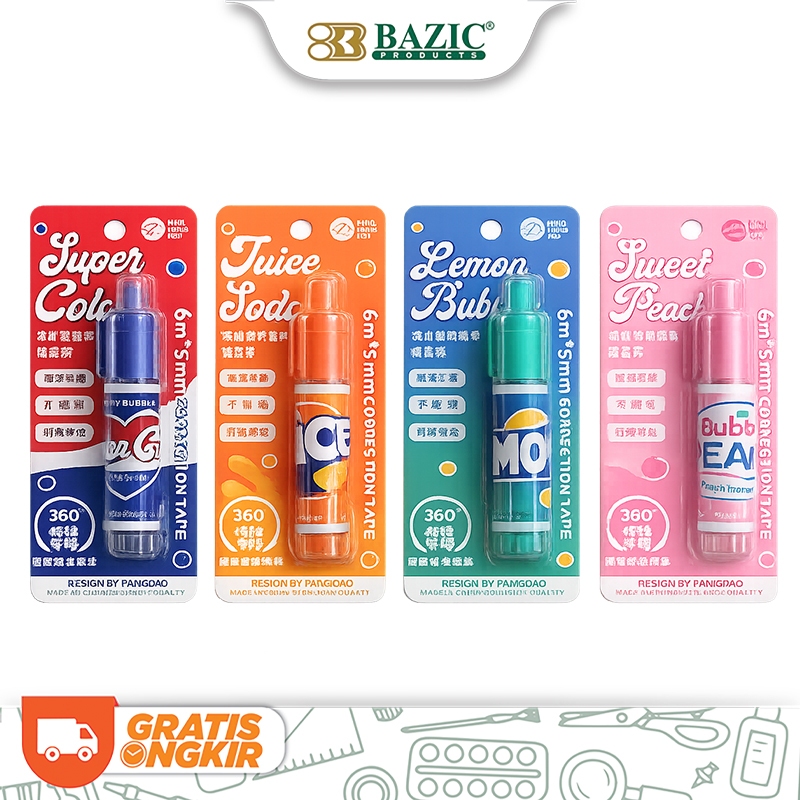 เทปลบคําผิด Panmomo Soda World Series 6mm x 5m