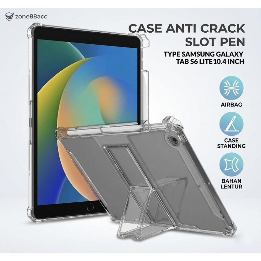 ซิลิโคน Samsung Tab S6 Lite 10.4 "นิ้ว / ปลอก samsung tab s6 lite / เคส samsung tab s6 lite / softca