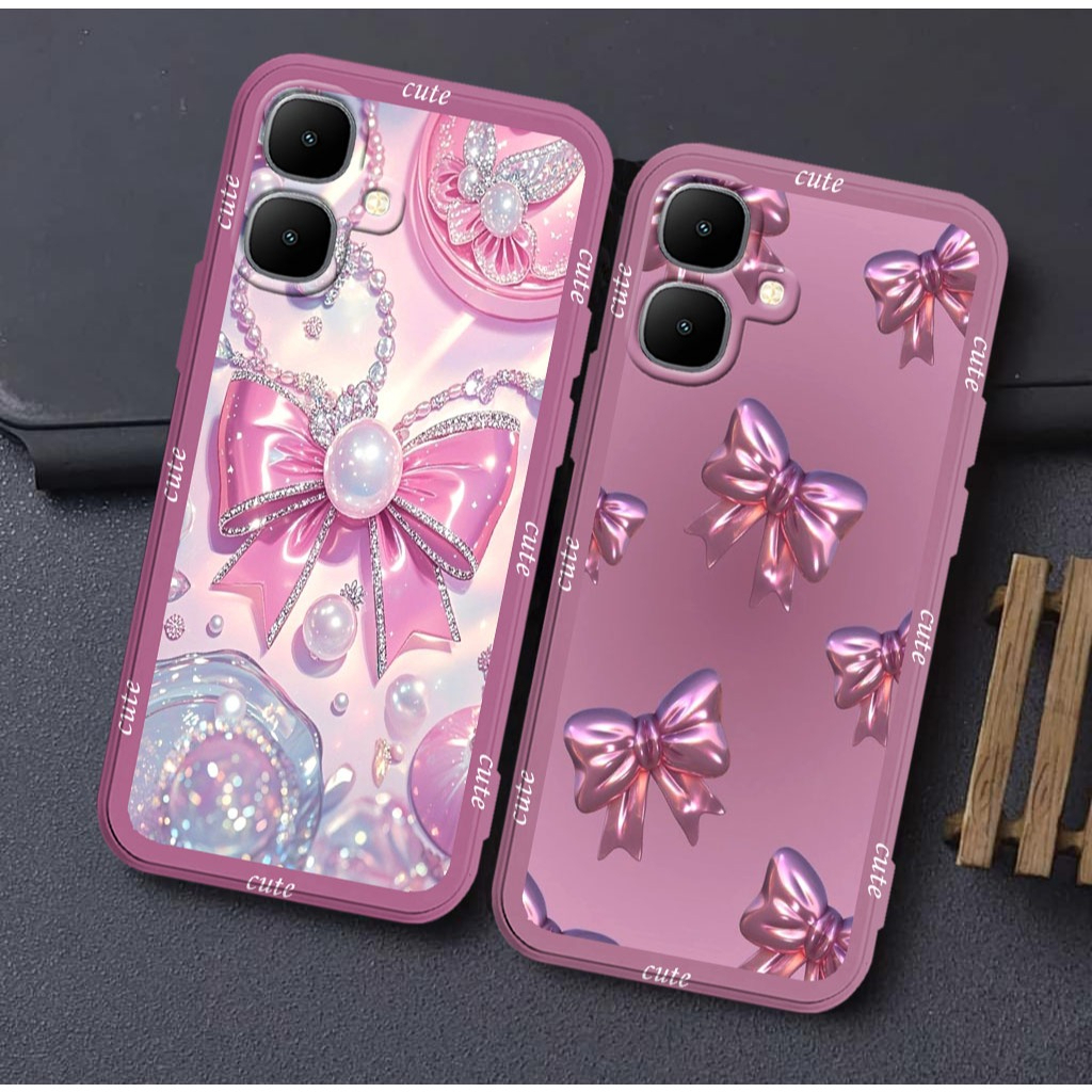 เคสสําหรับ INFINIX SMART 20 SMART 10 PLUS SMART 9 SMART 9 PLUS SMART 8 softcase ยืดหยุ่น RIBBON