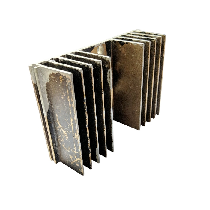 ทรานซิสเตอร์ฮีทซิงค์ 2N3055 MJ2955 73x109x32 มม. 4 มม. 10 ตีนกบ