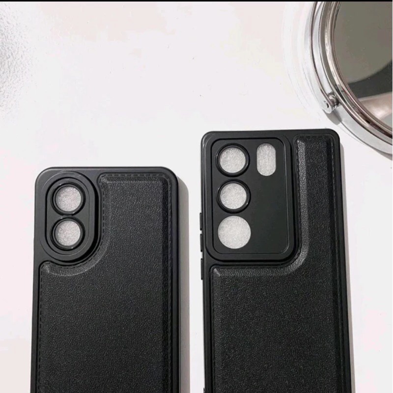 SOFTCASE หนังสีดํา XIAOMI REDMI 15 15C POCO X7 F6 F7 ULTRA C75 14C X3 GR 14C M6 NOTE 7 NOTE 7 PRO NO