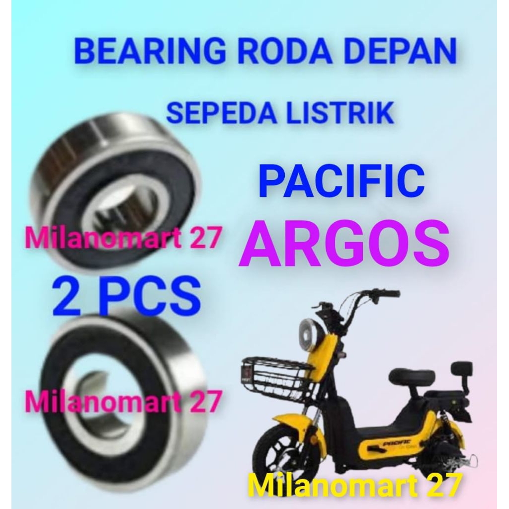 แบริ่งล้อหน้าจักรยานไฟฟ้า Pacific Argos laker แบริ่งล้อหน้าจักรยานไฟฟ้า Pacific Argos