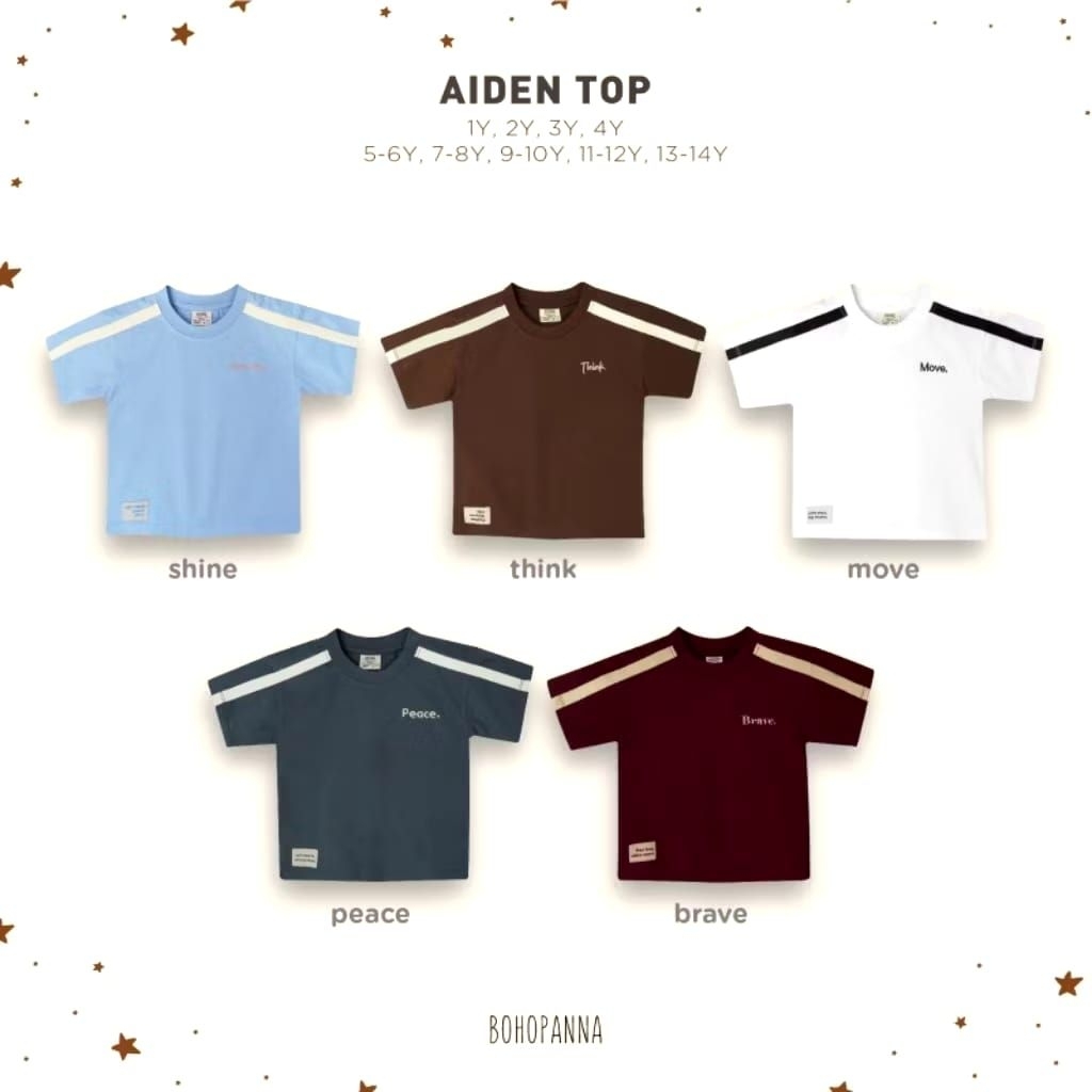 BOHOPNA AIDEN TOP BOYS เสื้อยืด