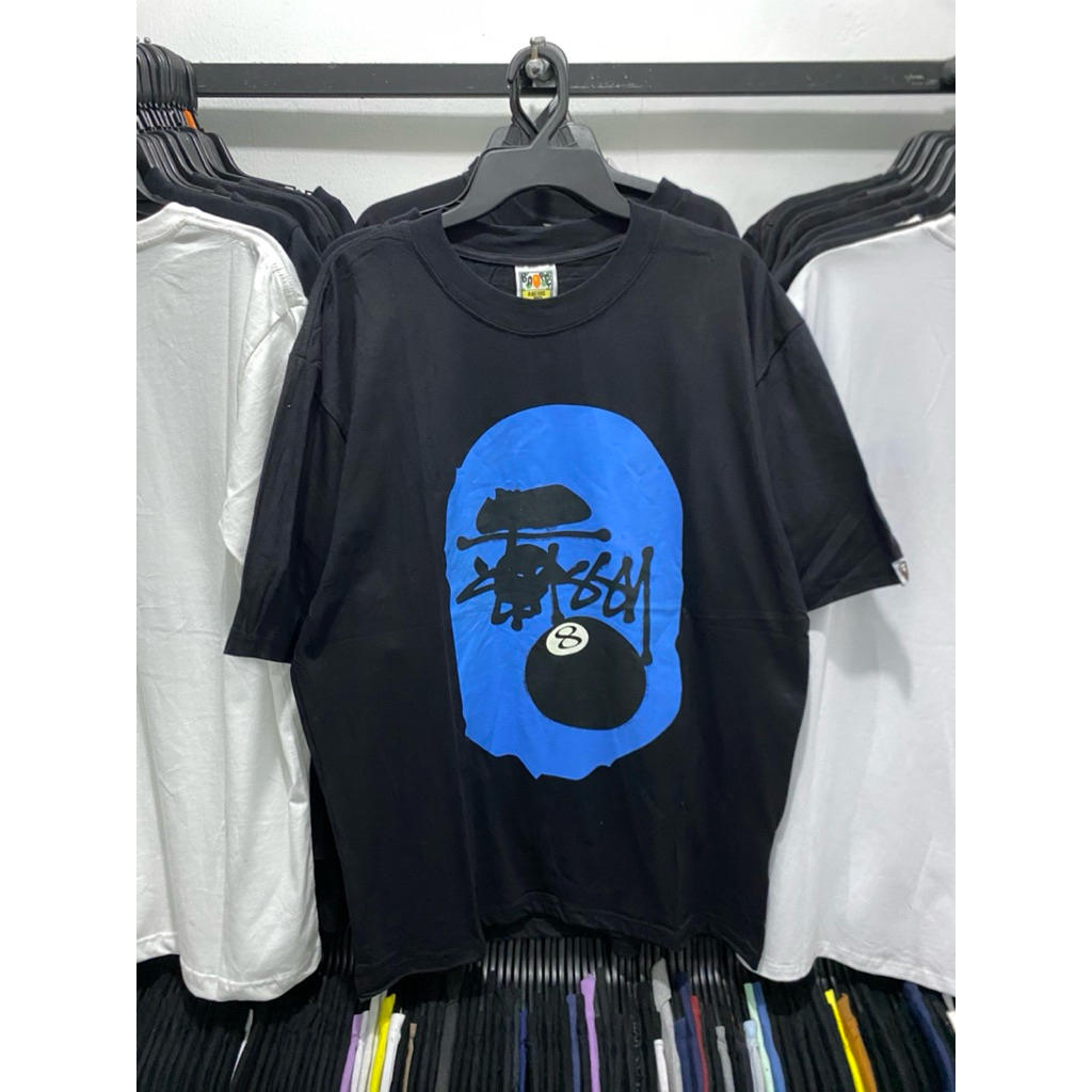 เสื้อยืด Bape 8ball มือสอง