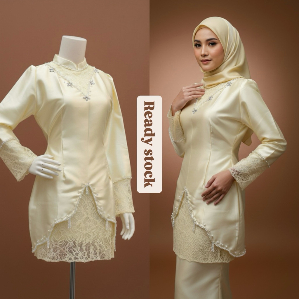 Avira One Set Kurung Melayu Mix Santili PICจริงระดับพรีเมียมล่าสุด
