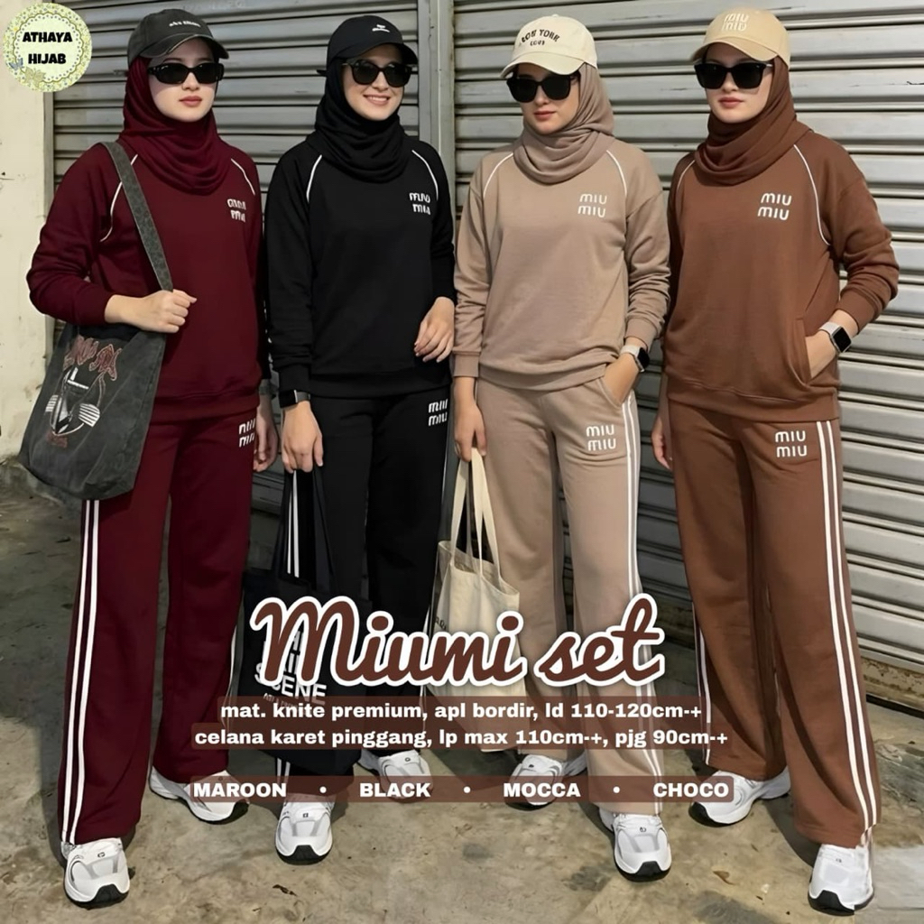 Miumi Sporty Womens Suit Set by Athaya