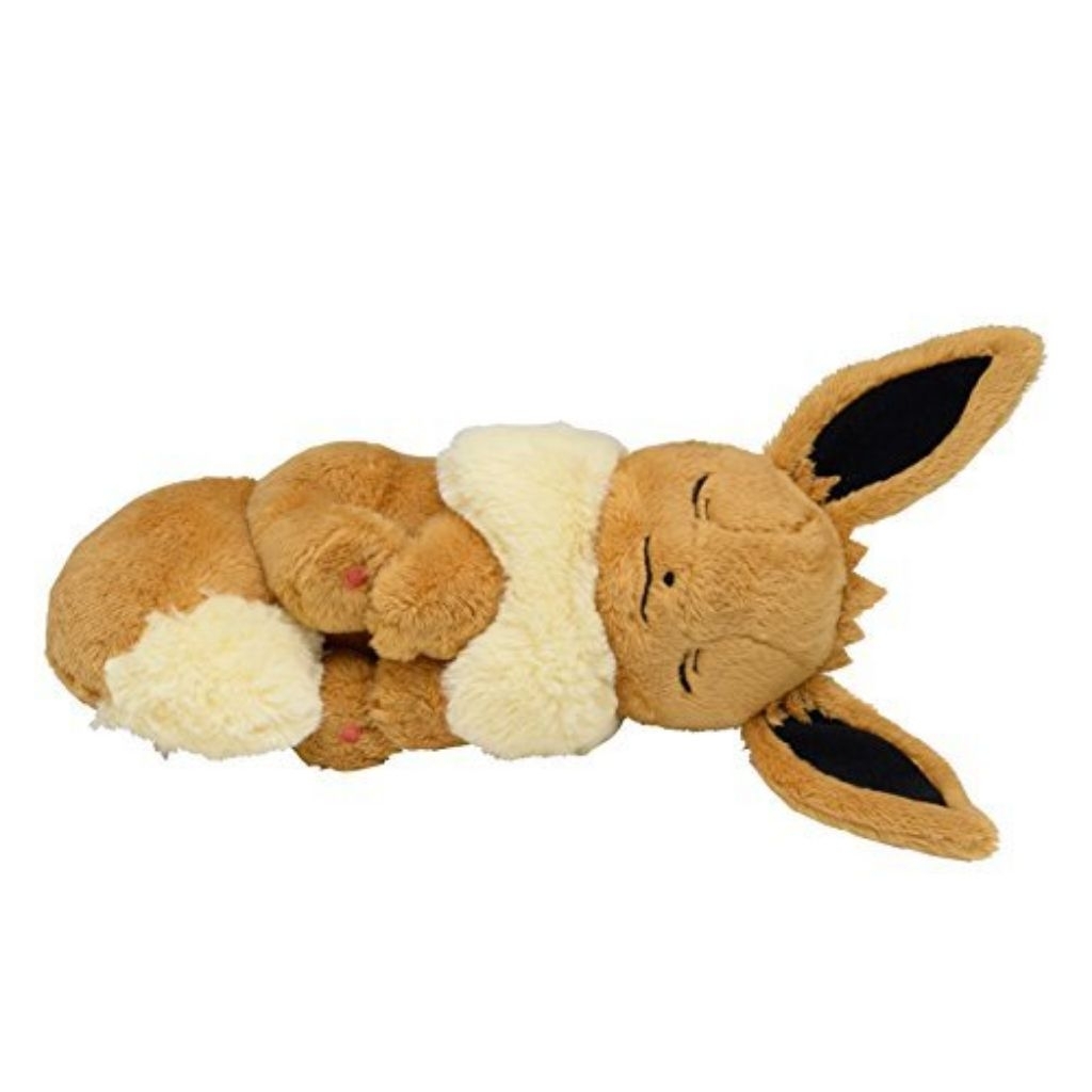 POKEMON CENTER 2018 Jisoo Pokemon Eevee ตุ๊กตานอนหลับขนนุ่ม