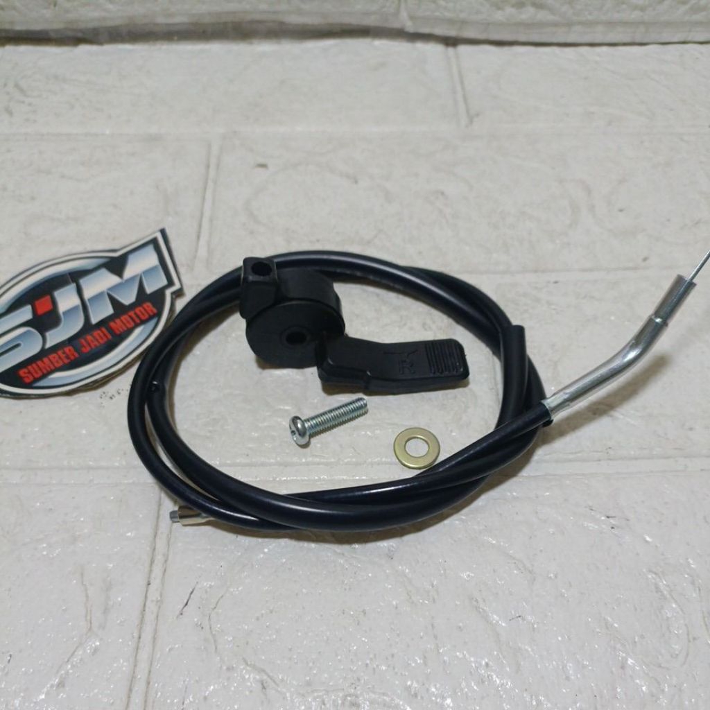 สีดํา-สายโช้ค Suzuki Rc100 Rc 100 RC RC80 คริสตัลและ Choke Handle Suzuki Rc100 Rc100 RC80 CRYSTAL BR