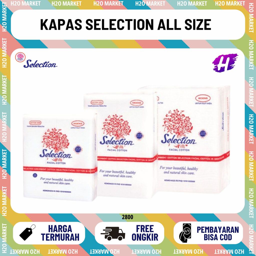 เลือกผ้าฝ้าย FACIAL COTTON SQUARE COTTON 35 GR 50 GR 75 GR BEAUTY FACIAL COTTON THICK LAYER BOX