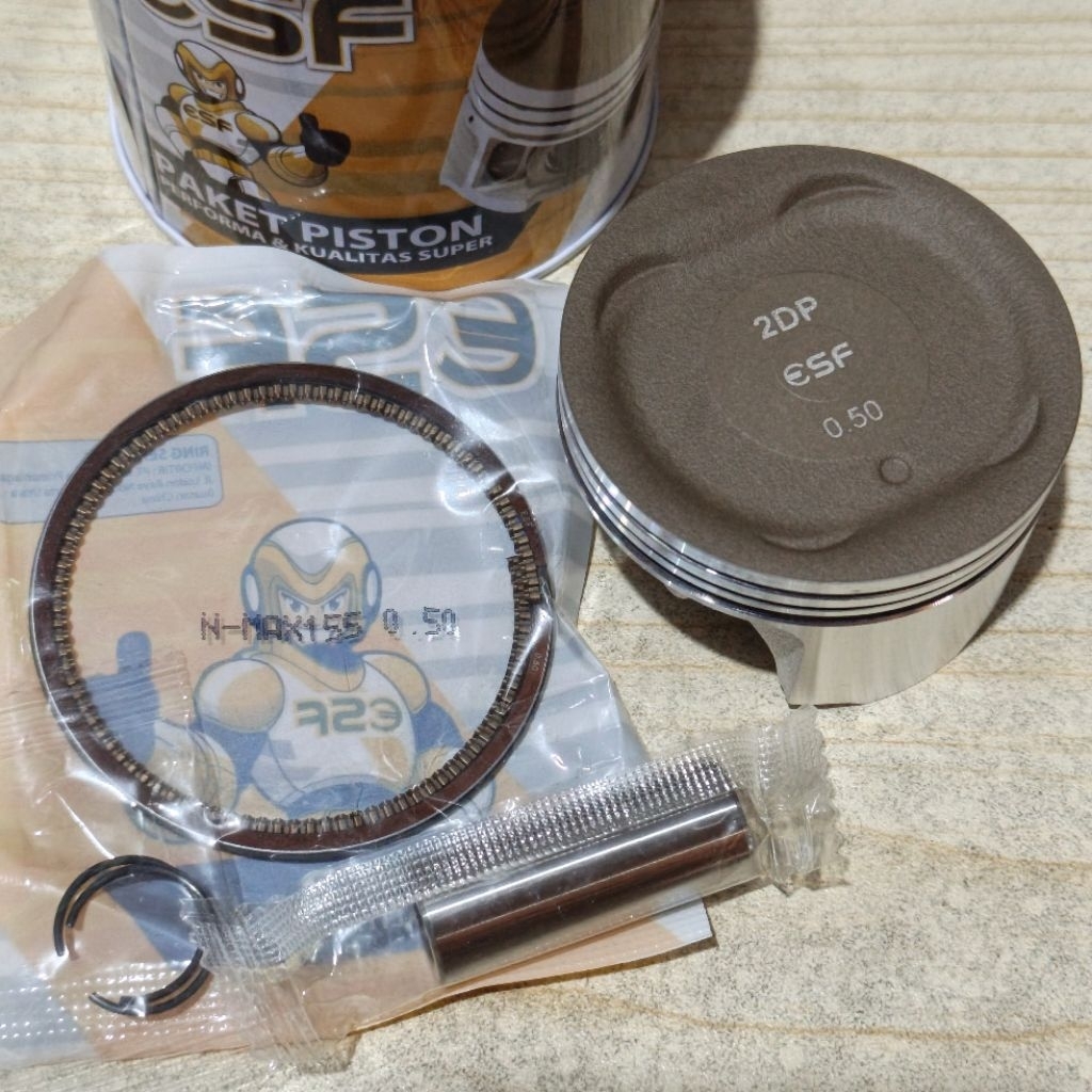 PISTON ชุด SEHER O/S OVERSISE 0.50 YAMAHA NMAX 155 AEROX 155 2DP PNP R15 V3