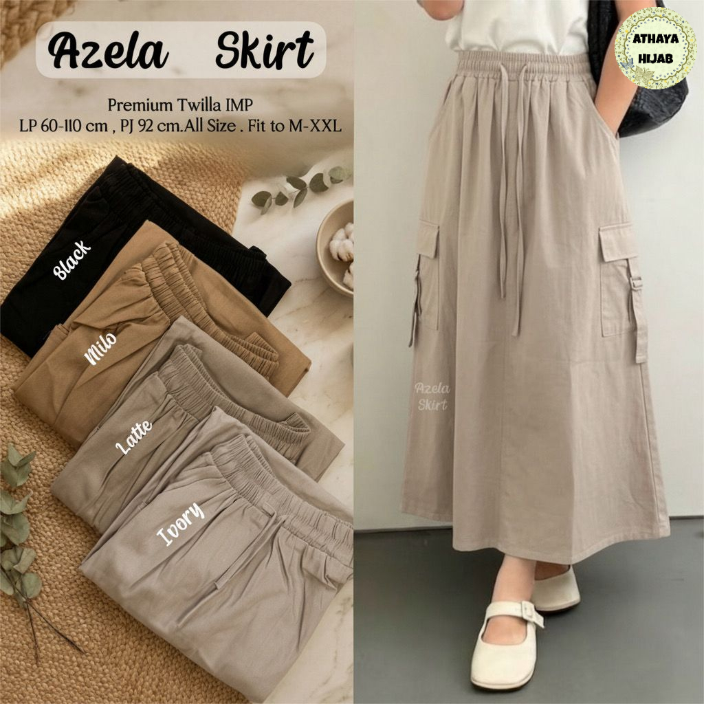 HQ เสื้อผ้าผู้หญิง AZELA SKIRT จาก AtHAYA FASHION STORE
