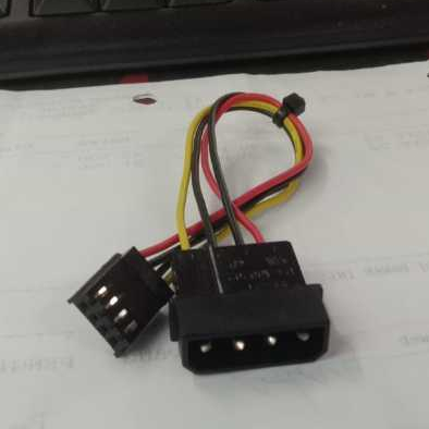 MOLEX RGB POWER CABLE 4 PIN IDE