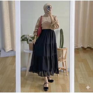 Rok Susun Wanita Korean Style – Rok Tutu Model Payung Kekinian – Korean Style Tutu Skirt Model Payung