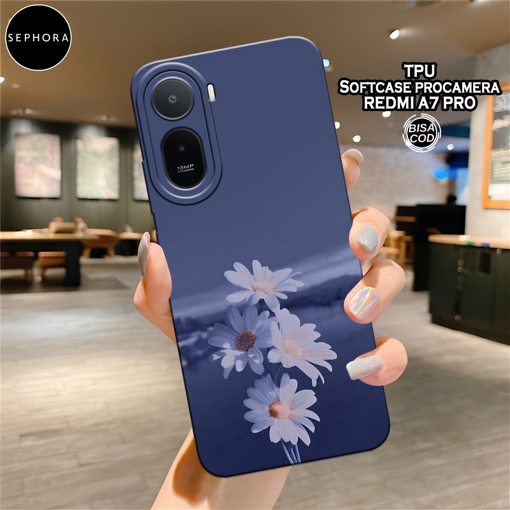 เคส HP ล่าสุด Redmi A7 Pro 2026 - เคสดอกไม้แฟชั่น - เคส Redmi A7 Pro 2026 Softcase - เคสกล้อง Pro - 