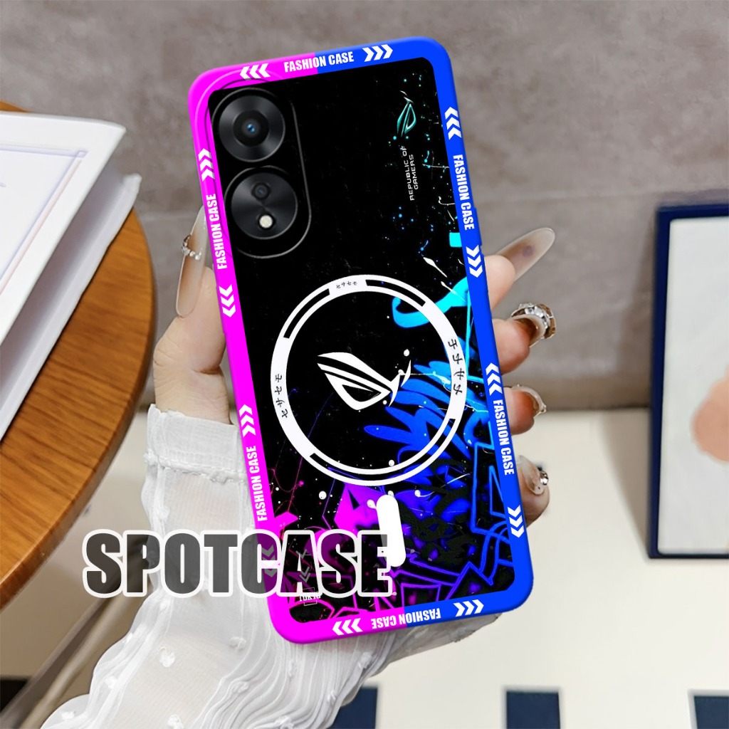 Oppo A78 4G A78 5G A98 5Gแฟชั่นกรณีSoftcase Macaronป้องกันกล้องKesing HpปลอกHp Protector Hp