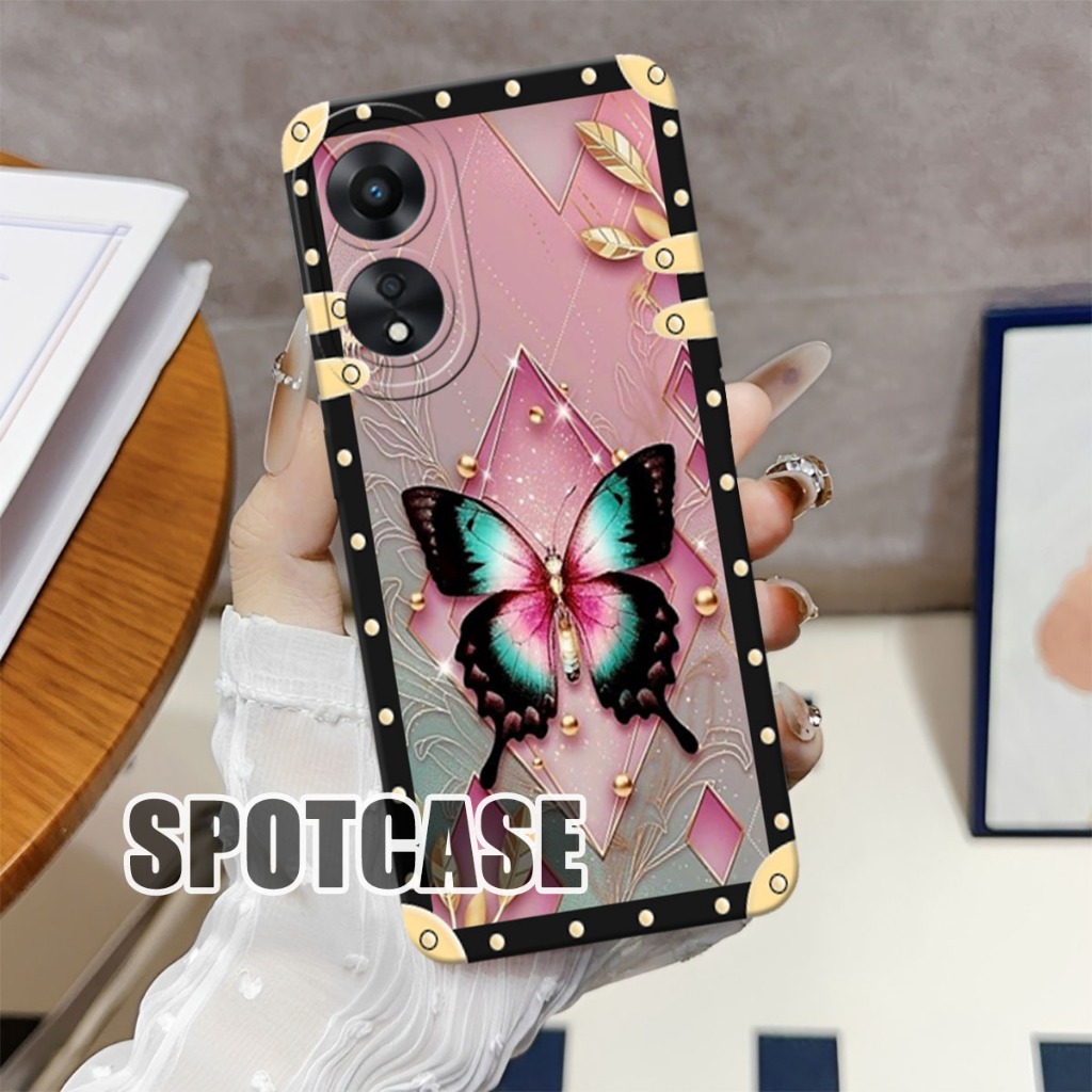 Oppo A78 4G A78 5G A98 5Gแฟชั่นกรณีSoftcase Macaronป้องกันกล้องKesing HpปลอกHp Protector Hp