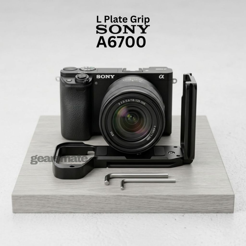 L Plate Hand Grip Sony A6700 Metal Grip Plate