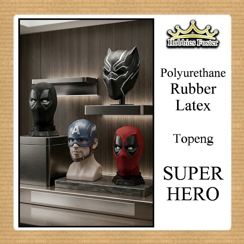 หน้ากากคอสเพลย์ HBF Super Hero - อุปกรณ์เครื่องแต่งกายปาร์ตี้